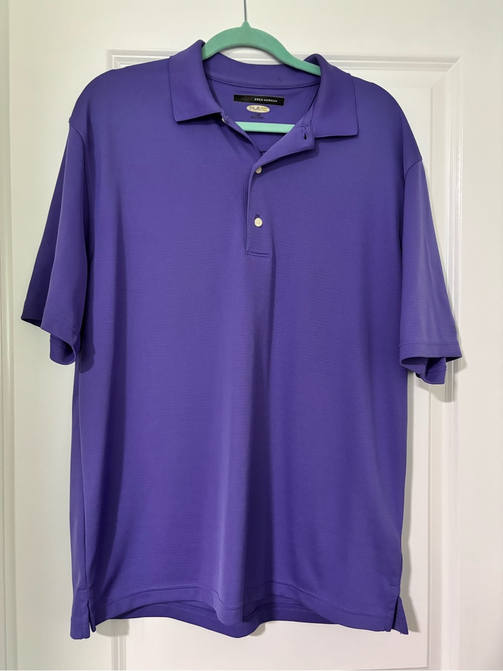 Greg Norman Collection Men's Purple Polo Shirt